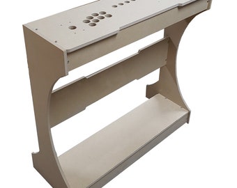 Kit de pedestal arcade FSAP Fight Stick, kit de bricolaje, paquete plano de MDF, fácil de ensamblar