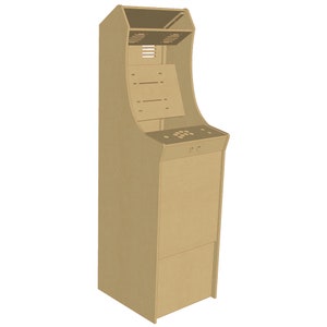 LVL23JV Vertical 1 Player Upright arcade cabinet kit for 23" screen w marquee holder flat pack Easy to Assemble * FREE SHIPPING *