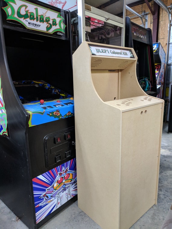 54 Tall 2 Player Cabaret Arcade Cabinet Kit W Marquee Etsy