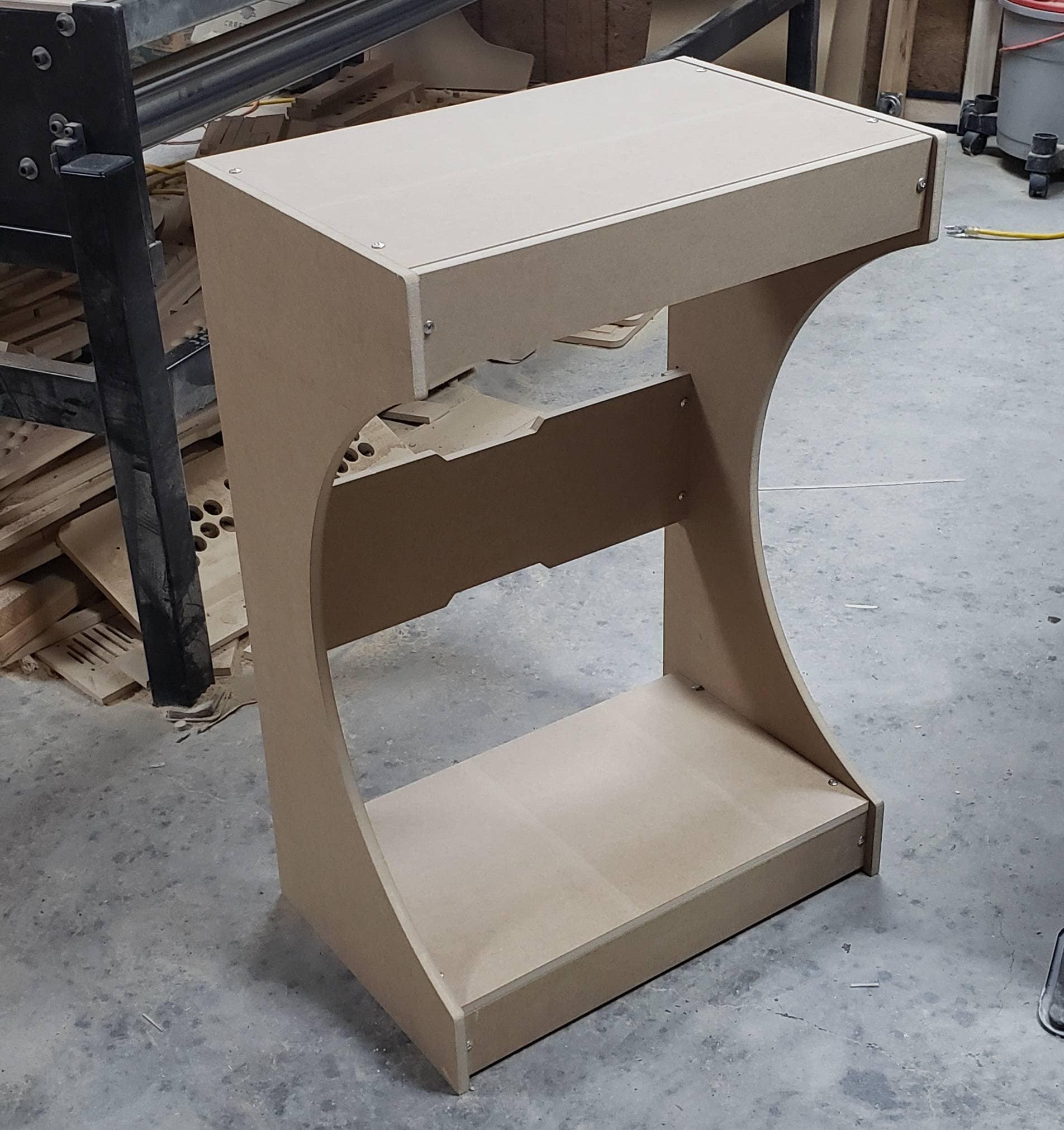 LVL23P Pandora's Box Ready Bartop / Tabletop Arcade Cabinet DIY Kit W/  Marquee Holder Flat Pack Mdf Easy to Assemble xlp 