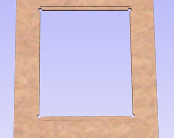 Horizontal to Vertical Monitor Bezel for 1UP Cabinets