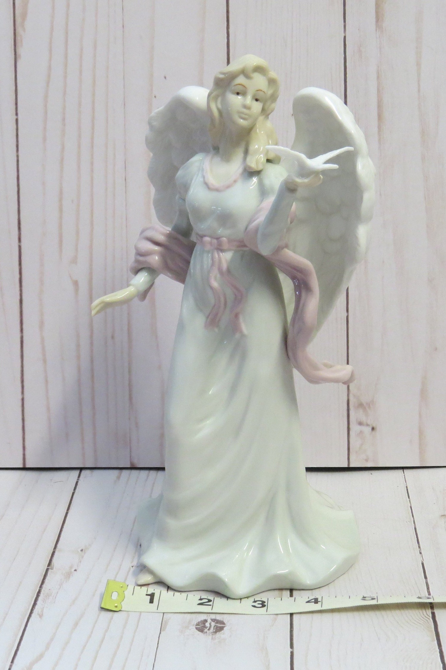 Fine Porcelain Guardian Angel Figurine