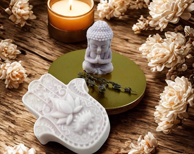 Featured listing image: Hamsah and Buddha natural soaps - Box w/3