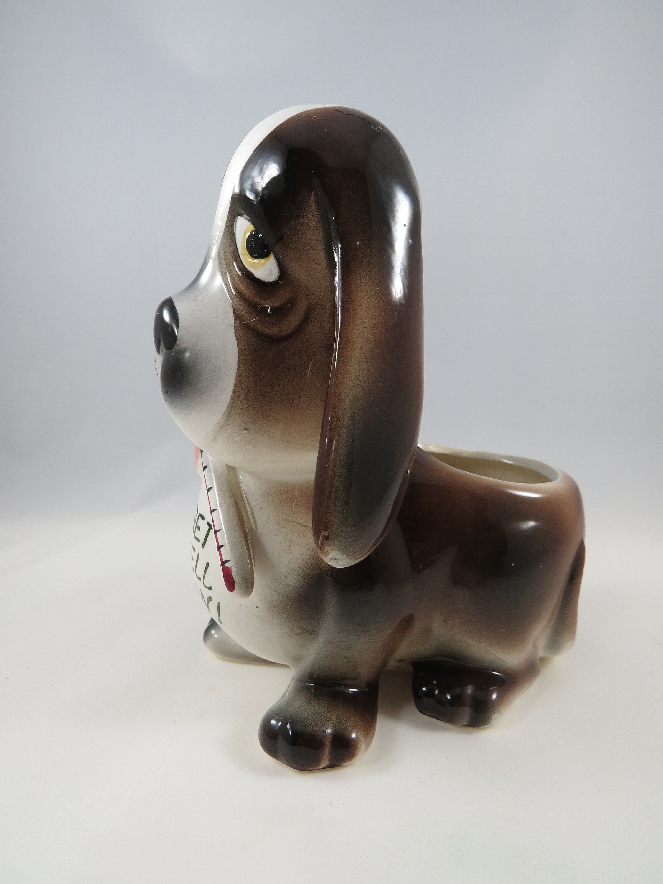 Vtg Japanese Bisque Dog figurine