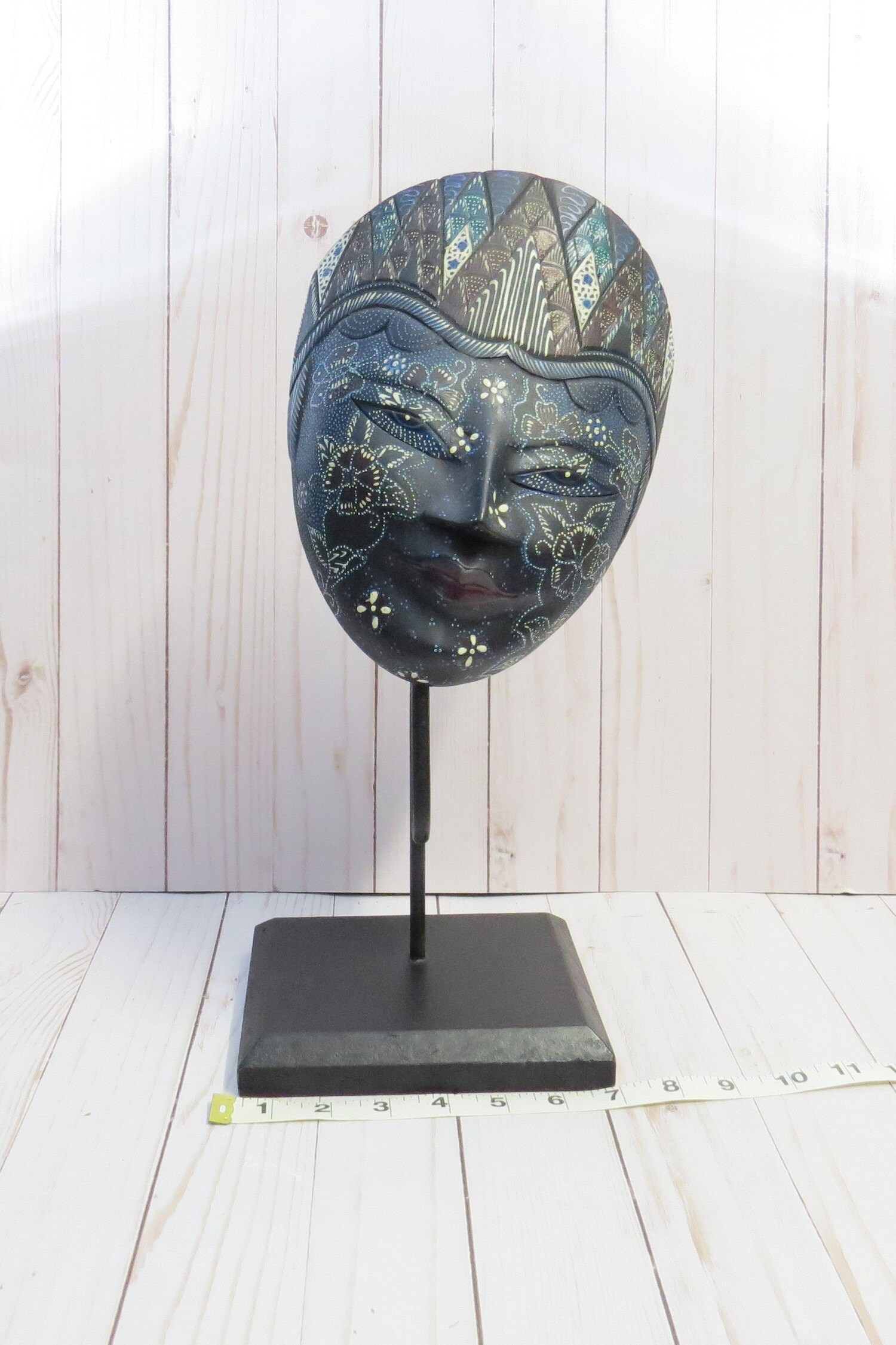 Wood Mask Sculpture