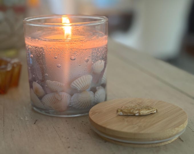 Featured listing image: Soy Sea Shell Candle