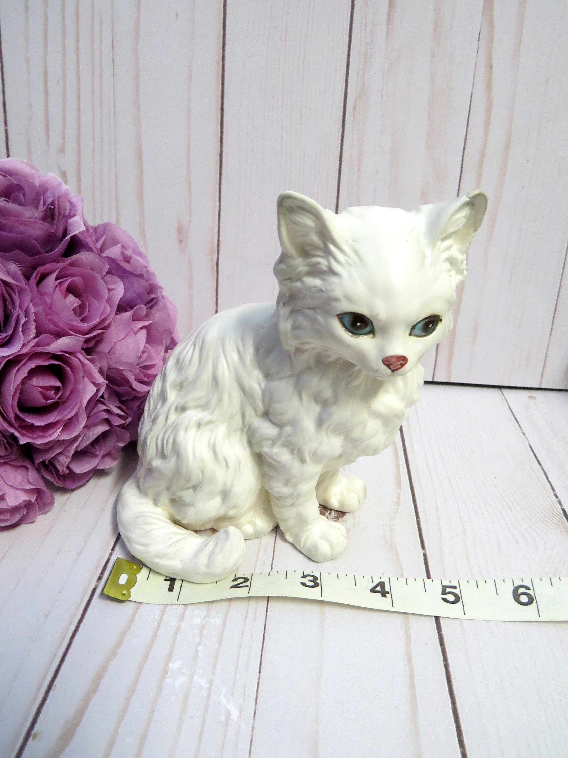 Collectible Porcelain Cat Figurine