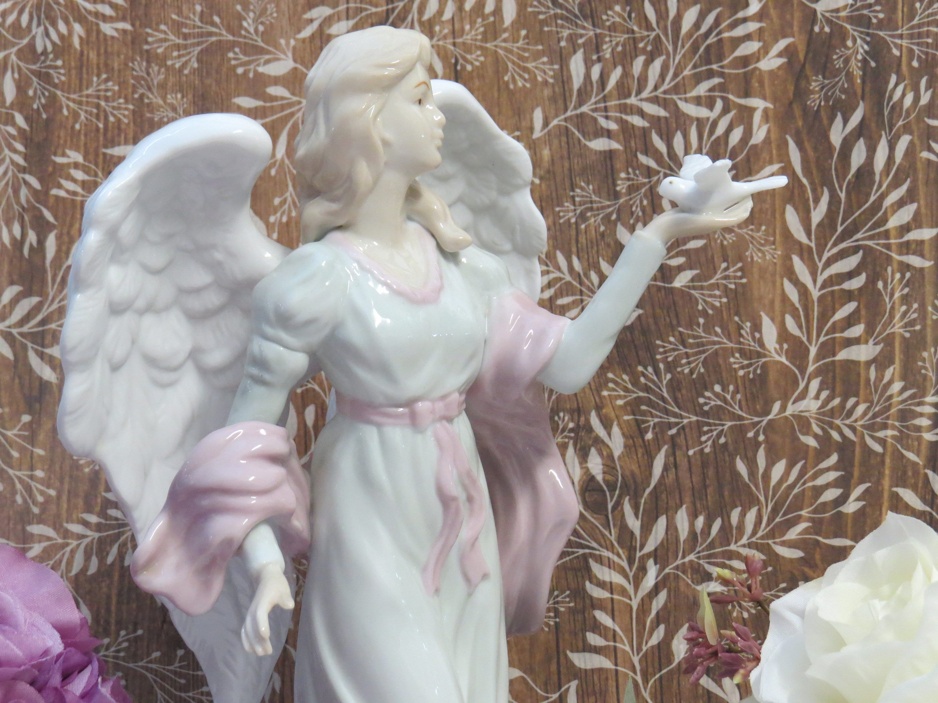Fine Porcelain Guardian Angel Figurine