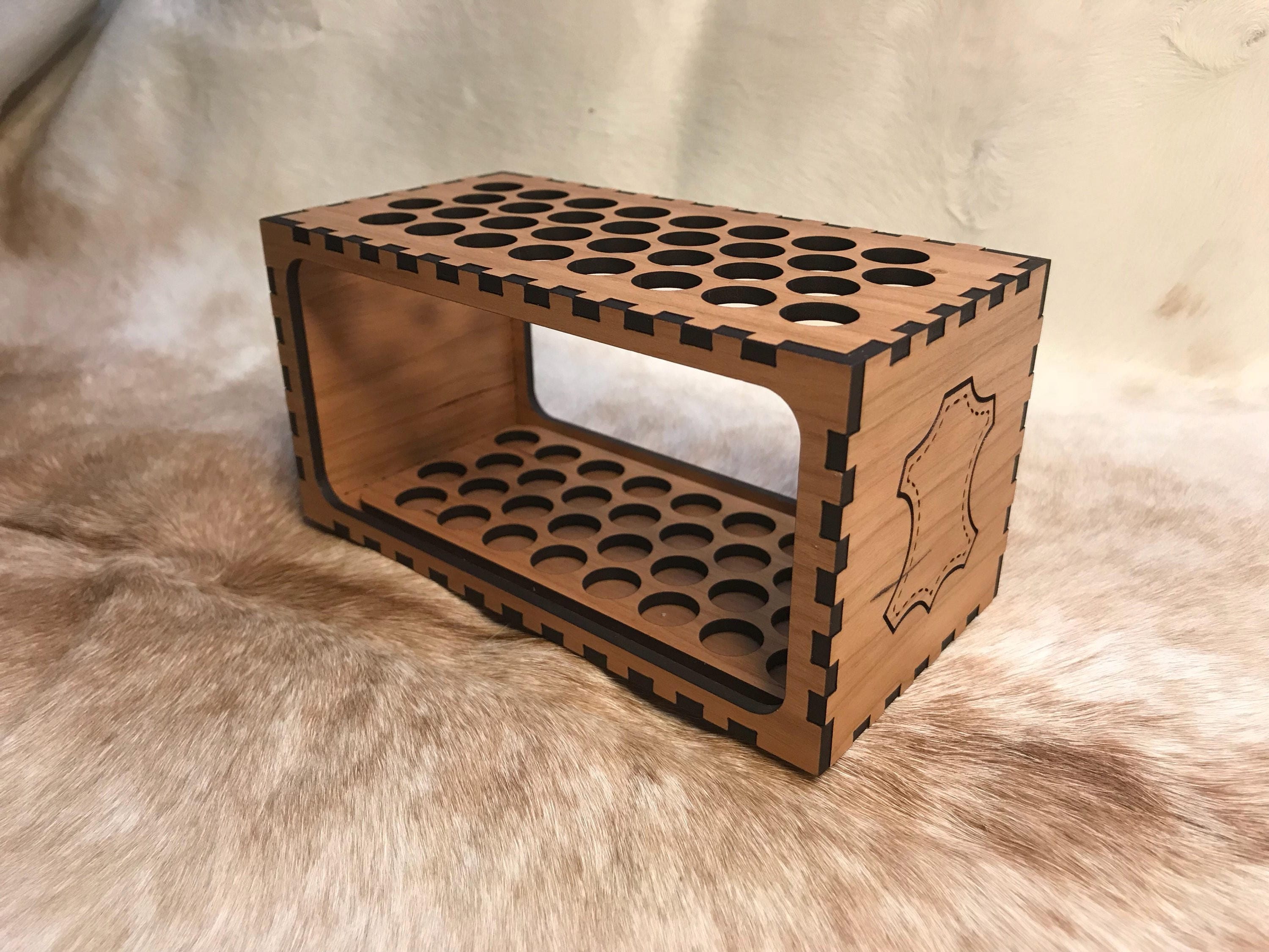 Leather Stamp Tool Rack Laser Cut Download - Etsy