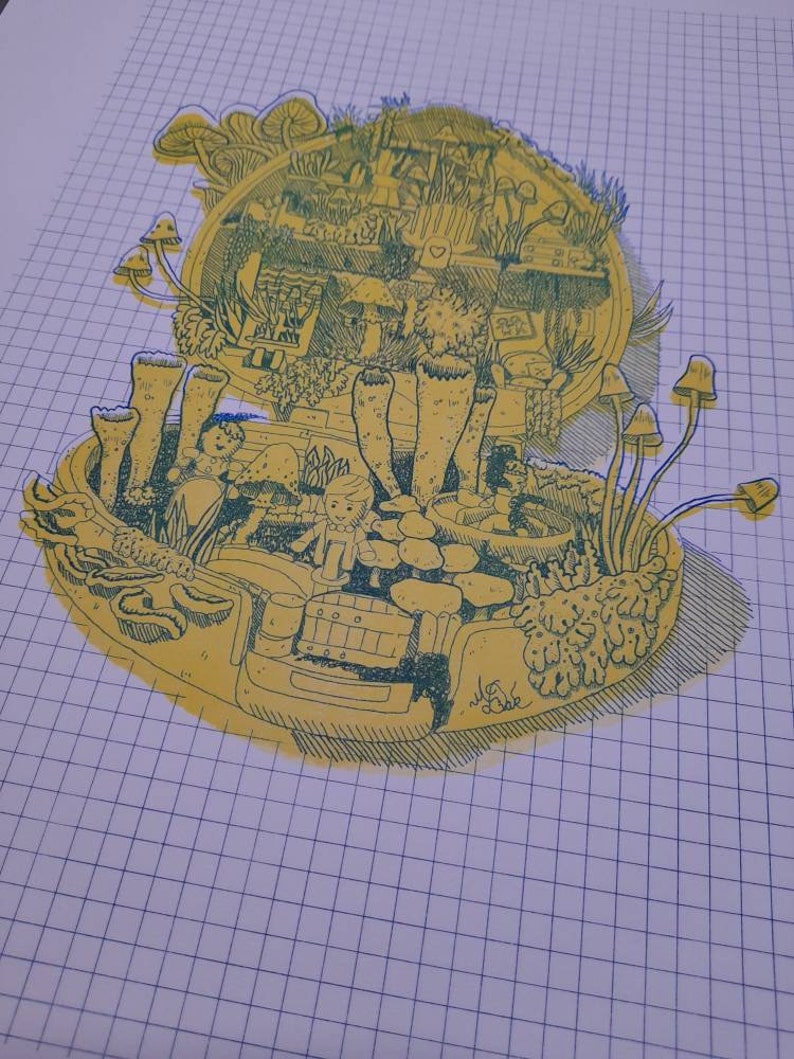 Riso Print Polly Pocket image 1