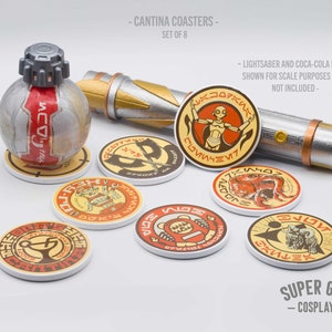 Oga's Cantina-Inspired Star Wars Coaster Set