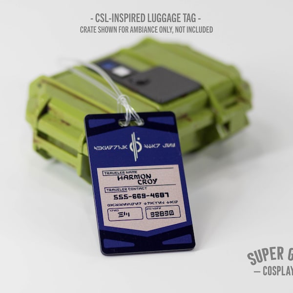 スタークルーザー風の荷物タグ