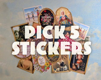 5-pack Sticker Bundle: Choose any Five Vinyl Stickers