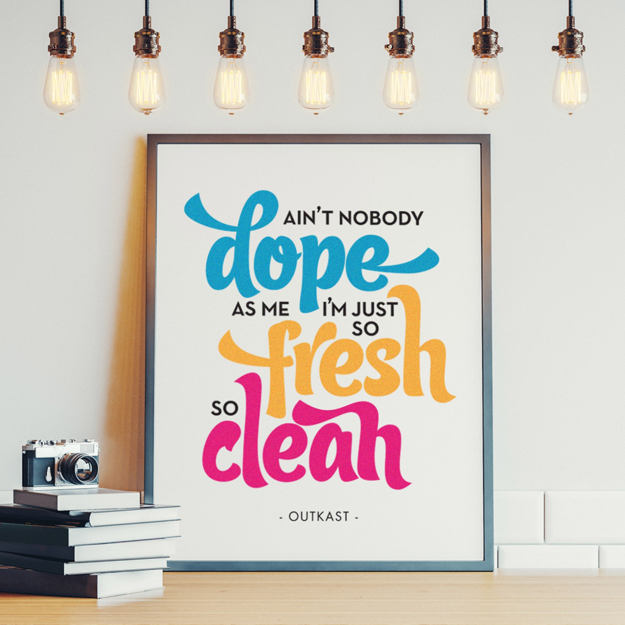 So Fresh and so Clean Print // Outkast Poster // Old School - Etsy