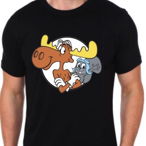 Rocky and Bullwinkle T Shirts - Etsy