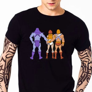 He-Man und Skeletor lustiges T-Shirt