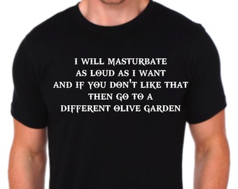 Funny Slogan T-Shirt: Olive Garden, Bold Statement