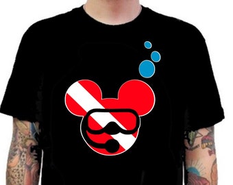 Scuba Mickey T-shirt