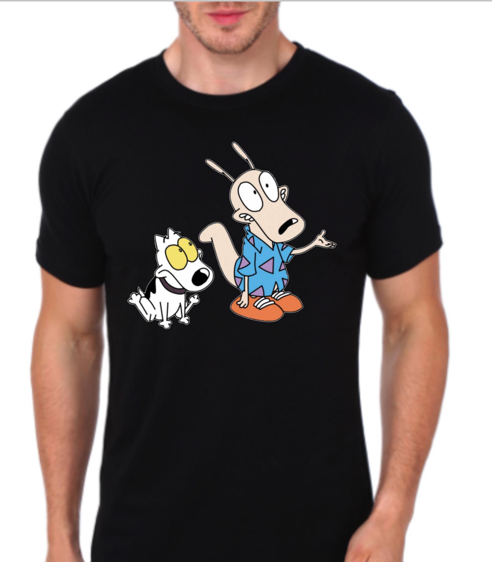 rocko's modern life dress shirt Tee Luv Rocko's Modern Life T-Shirt