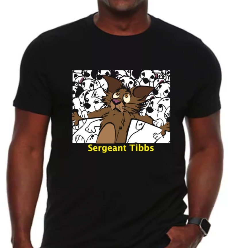 Sergeant Tibbs from 101 Dalmatians T-shirt image 1