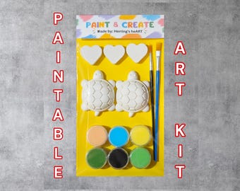 Kit de pintura de yeso, figuras de tortugas para pintar, kits de pintura para manualidades, recuerdos para fiestas de cumpleaños infantiles, manualidades para adultos