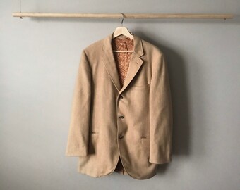 Camel Hair Blazer Etsy