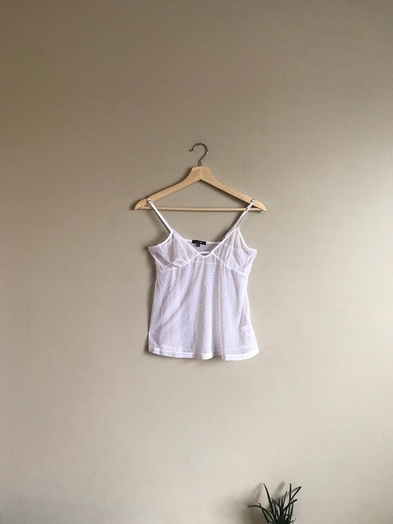 Vintage Lace Sheer Camisole Top