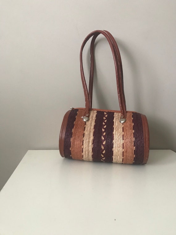 Vintage Straw Shoulder Bag