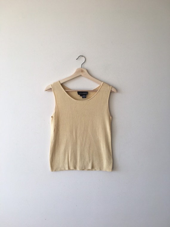 Vintage Silk Crop Tank Top