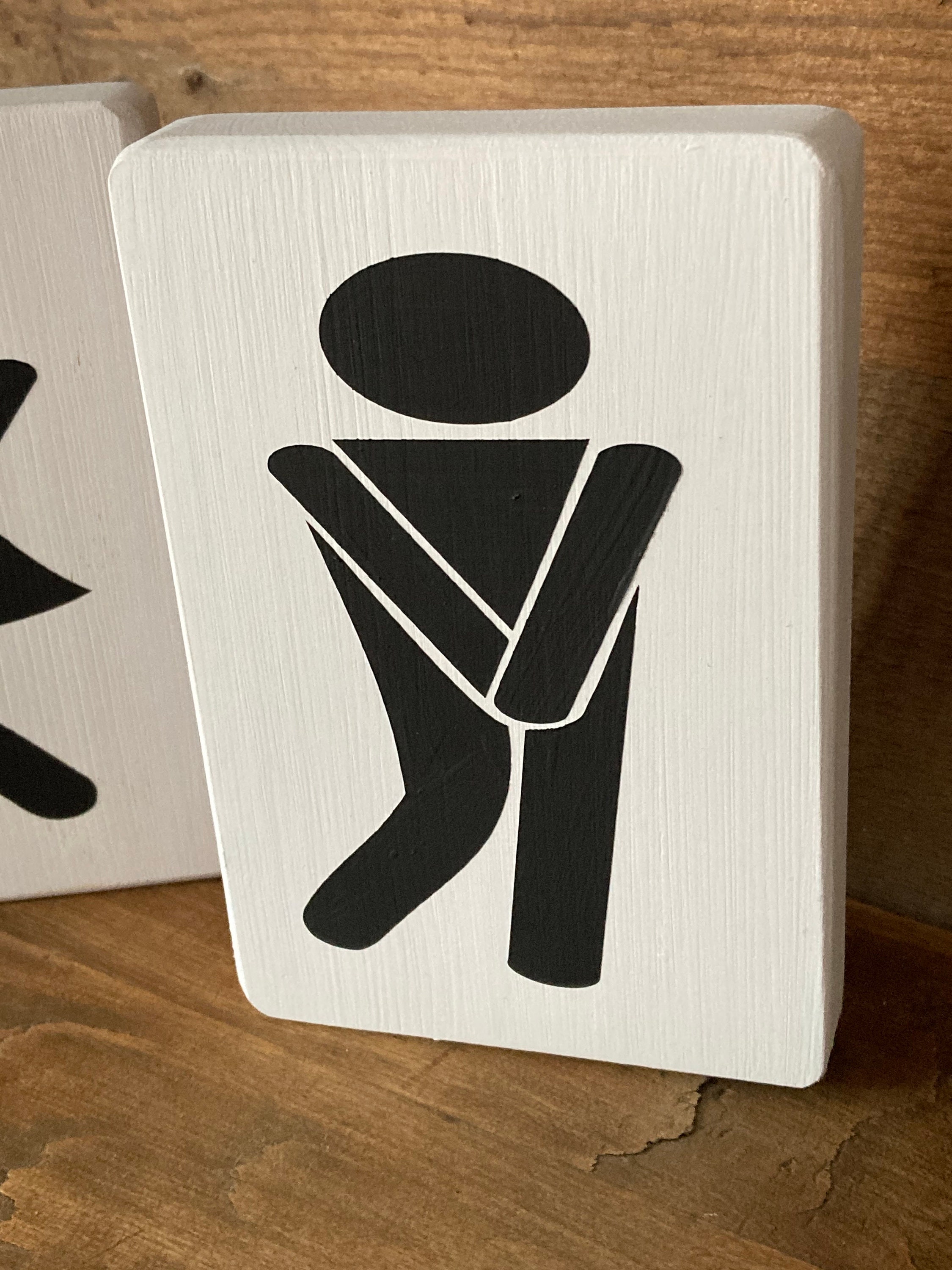 Bathroom People Sign Pee Sign Boy Bathroom Sign Girl Etsy