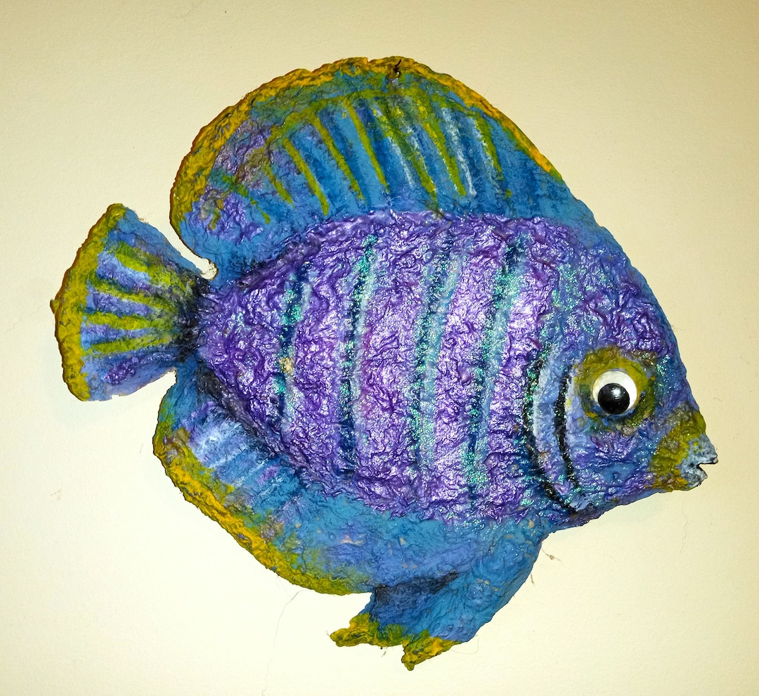 How to Make a Papier Mache Tropical Fish Includes Clown, Rainbow and ...