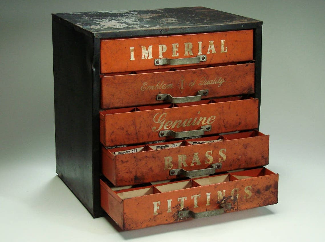 Imperial General Brass Fittings Case Antique Etsy