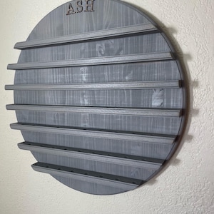 Golf Ball Display Round - Holder- Personalization Options Available