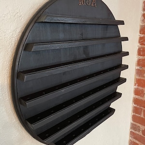 Golf Ball Display Round - Holder- Personalization Options Available