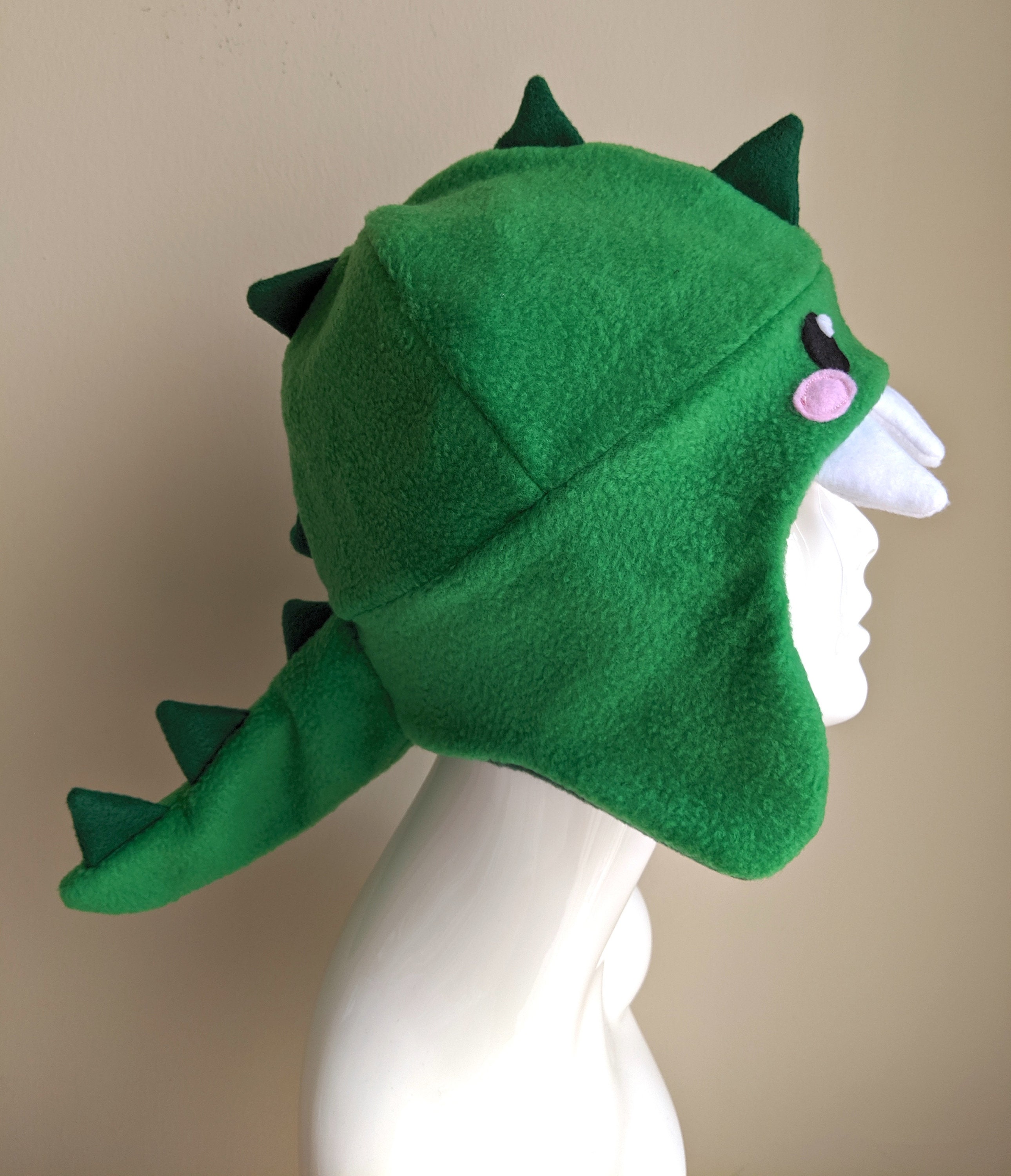 Dinosaur Hat Dragon Hat Fleece Hat 