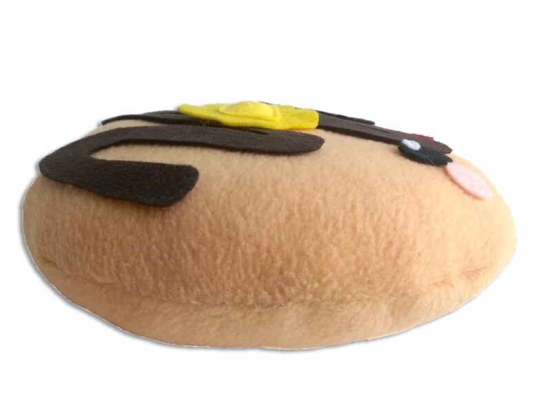 Pancake Toy Plush Breakfast Kawaii Waffle Hot Cake Etsy