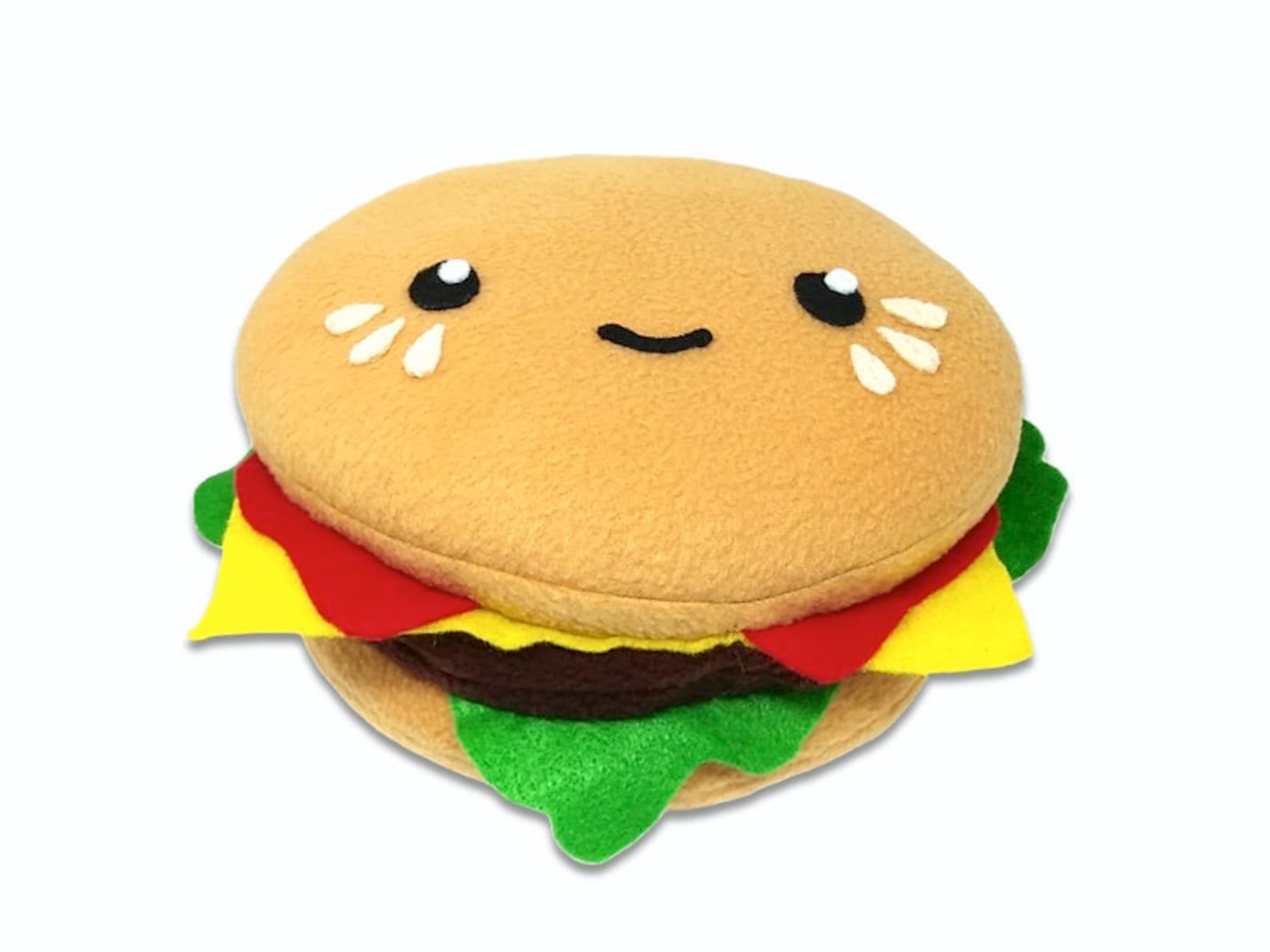 Burger Toy Cheeseburger Toy Plush Hamburger Barbeque Bbq Etsy
