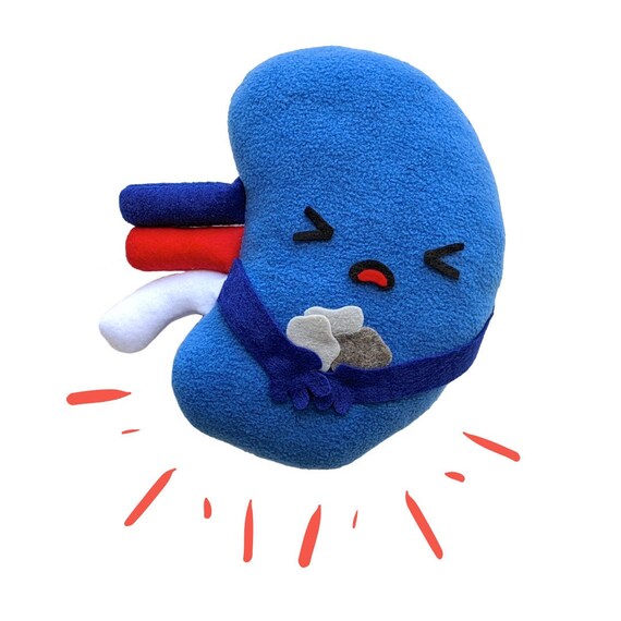 kidney stone stuffed animal