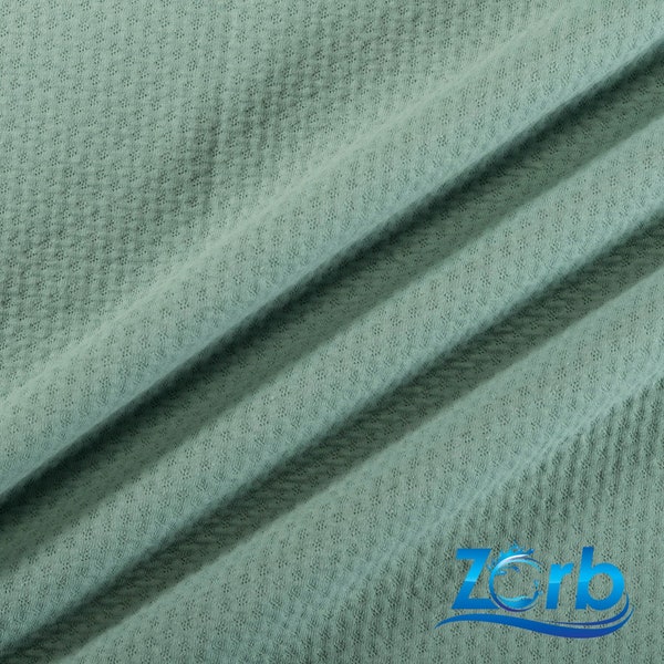 Zorb® 3D Organic Cotton Dimple Super Absorbent Fabric (W-230) (W-231) | Made in USA | Sold by Yard | Waffle Material | Antimicrobial