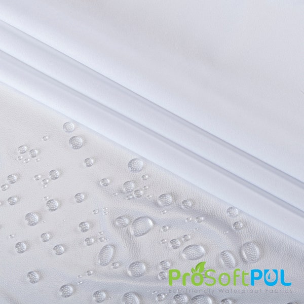 ProSoft Eco-PUL® CPSIA Certified Waterproof 1 mil PUL Fabric (W-375) (W-274) | Waterproof Fabric | Odor-Free Fabric | Antimicrobial Material