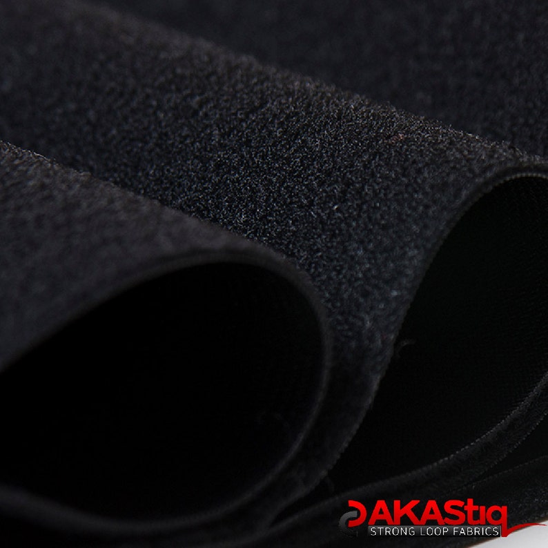 Black, sold by the yard AKAStiq\u00ae Wide Loop Fabric