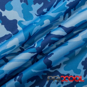 ProCool® Performance Interlock Silver Print CoolMax Fabric (W-624) (W-513) (Made in USA, sold by the yard)