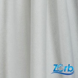 Zorb® Original Super Absorbent Fabric W-201 W-202 Made in USA Sold by Yard Absorbent Fabric Hypoallergenic Antimicrobial image 3