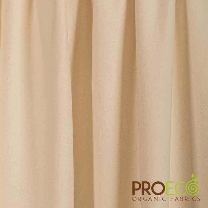 ProECO® Heavy Bamboo Fleece Fabric W-252 W-251 Made in USA Sold by Yard Absorbent Fabric Heavyweight Fabric Organic Fleece Natural image 5