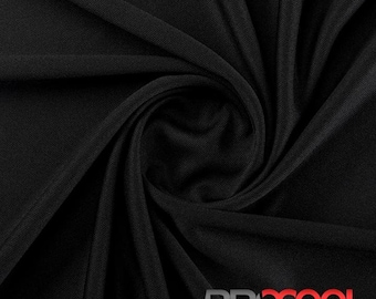 May include: Black fabric backdrop for photography. The fabric is smooth and wrinkle-free. The fabric is made by Procool.