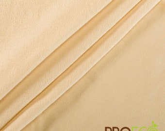 ProECO® Stretch-FIT Heavy Organic Cotton French Terry Fabric (W-658) (Made in USA, sold by the yard)