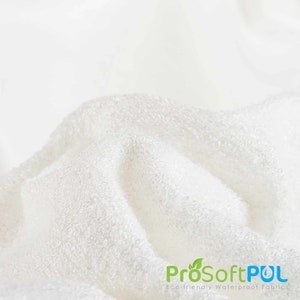 ProSoft® Bamboo Loop Terry Waterproof Eco-PUL™ Fabric (W-546) (W-686) (Made in USA, sold by the yard)