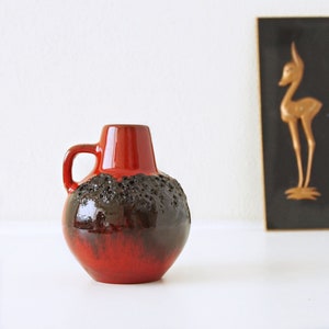 Kreutz Keramik の Fat Lava 花瓶 ヴィンテージ 西ドイツ レトロ 