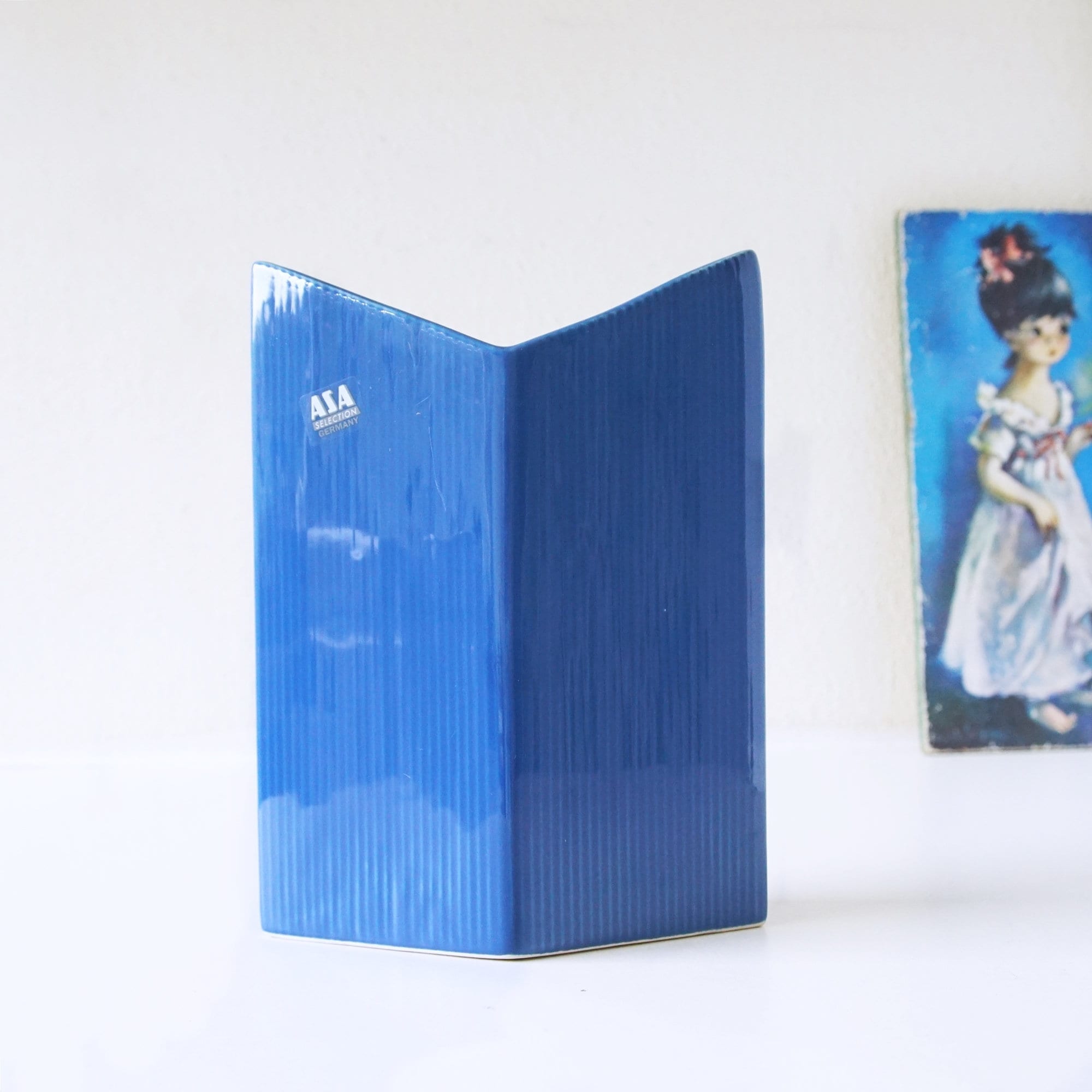 ASAセレクション ブルーヴィンテージ花瓶、西ドイツ陶器 - Etsy 日本