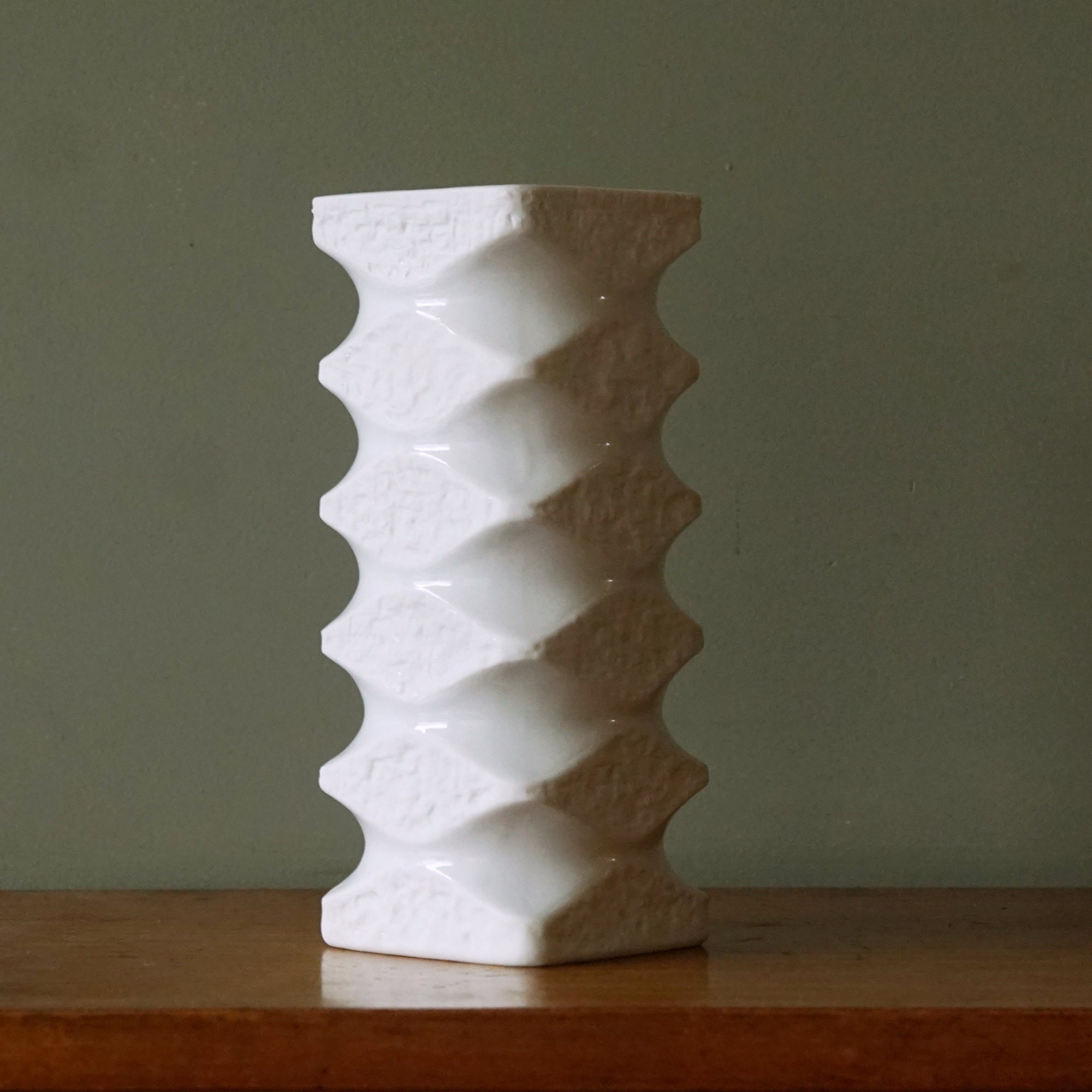 KPM ビスク磁器花瓶 l エルンスト・フェンツル ミッドセンチュリー